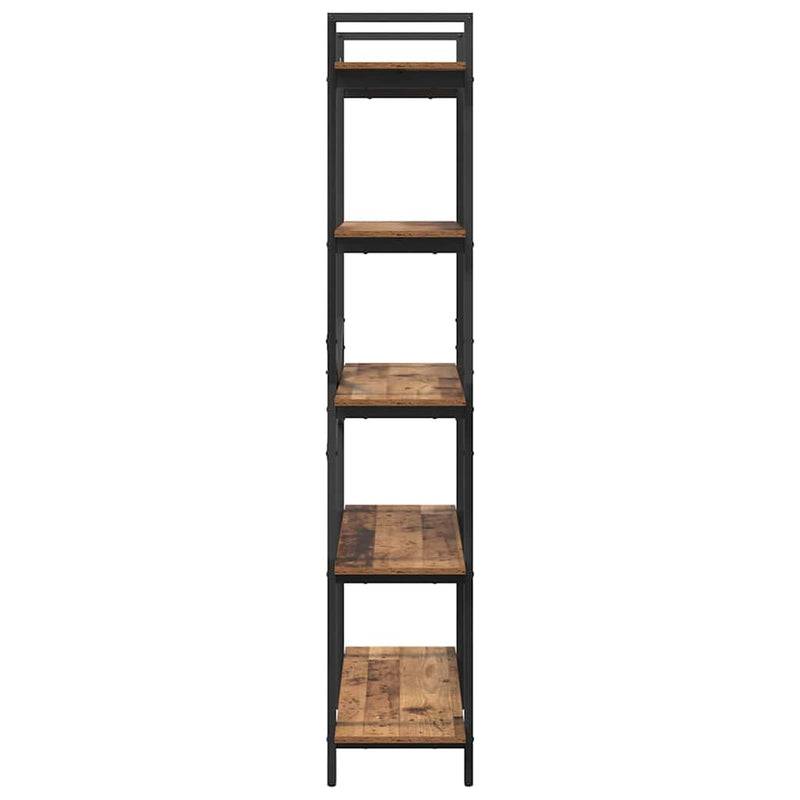 vidaXL Könyvespolc Öreg fa 100 x 33,5 x 178 cm Faanyag