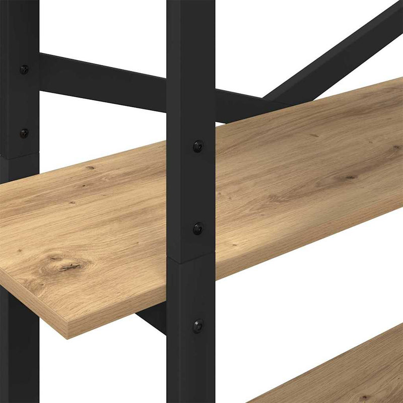 vidaXL Könyvespolc Artisan tölgy 100 x 33,5 x 178 cm Faanyag