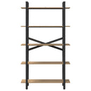 vidaXL Könyvespolc Artisan tölgy 100 x 33,5 x 178 cm Faanyag