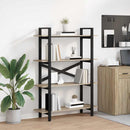 vidaXL Könyvespolc Sonoma tölgy 100 x 33,5 x 140 cm Faanyag