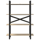 vidaXL Könyvespolc Sonoma tölgy 100 x 33,5 x 140 cm Faanyag