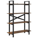 vidaXL Könyvespolc Füstölt tölgy 100 x 33,5 x 140 cm Faanyag