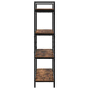 vidaXL Könyvespolc Füstölt tölgy 100 x 33,5 x 140 cm Faanyag