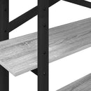 vidaXL Könyvespolc Szürke Sonoma 100 x 33,5 x 140 cm Faanyag