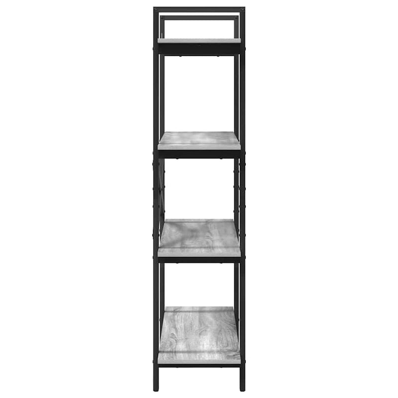 vidaXL Könyvespolc Szürke Sonoma 100 x 33,5 x 140 cm Faanyag