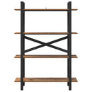vidaXL Könyvespolc Öreg fa 100 x 33,5 x 140 cm Faanyag