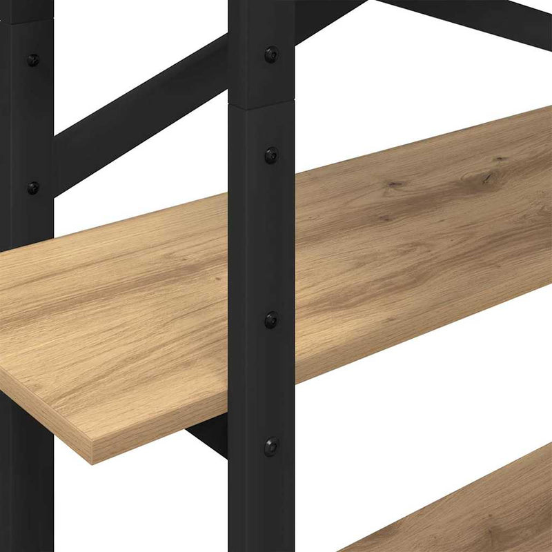 vidaXL Könyvespolc Artisan tölgy 100 x 33,5 x 140 cm Faanyag