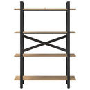 vidaXL Könyvespolc Artisan tölgy 100 x 33,5 x 140 cm Faanyag