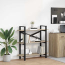 vidaXL Könyvespolc Sonoma tölgy 100 x 33,5 x 102 cm Faanyag