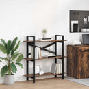 vidaXL Könyvespolc Füstölt tölgy 100 x 33,5 x 102 cm Faanyag