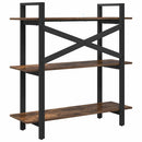 vidaXL Könyvespolc Füstölt tölgy 100 x 33,5 x 102 cm Faanyag