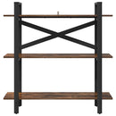 vidaXL Könyvespolc Füstölt tölgy 100 x 33,5 x 102 cm Faanyag