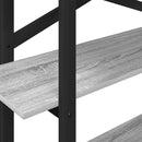 vidaXL Könyvespolc Szürke Sonoma 100 x 33,5 x 102 cm Faanyag