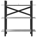 vidaXL Könyvespolc Szürke Sonoma 100 x 33,5 x 102 cm Faanyag