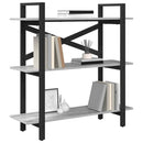 vidaXL Könyvespolc Szürke Sonoma 100 x 33,5 x 102 cm Faanyag
