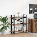 vidaXL Könyvespolc Öreg fa 100 x 33,5 x 102 cm Faanyag