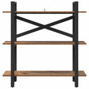 vidaXL Könyvespolc Öreg fa 100 x 33,5 x 102 cm Faanyag