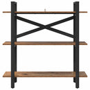 vidaXL Könyvespolc Öreg fa 100 x 33,5 x 102 cm Faanyag