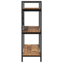 vidaXL Könyvespolc Öreg fa 100 x 33,5 x 102 cm Faanyag