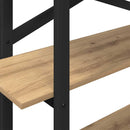 vidaXL Könyvespolc Artisan tölgy 100 x 33,5 x 102 cm Faanyag