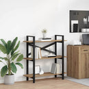 vidaXL Könyvespolc Artisan tölgy 100 x 33,5 x 102 cm Faanyag