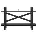 vidaXL Könyvespolc Fekete tölgy 100 x 33,5 x 64 cm Faanyag