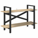 vidaXL Könyvespolc Sonoma tölgy 100 x 33,5 x 64 cm Faanyag