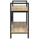 vidaXL Könyvespolc Sonoma tölgy 100 x 33,5 x 64 cm Faanyag