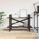 vidaXL Könyvespolc Füstölt tölgy 100 x 33,5 x 64 cm Faanyag