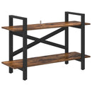 vidaXL Könyvespolc Füstölt tölgy 100 x 33,5 x 64 cm Faanyag