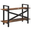 vidaXL Könyvespolc Füstölt tölgy 100 x 33,5 x 64 cm Faanyag