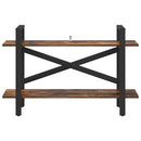 vidaXL Könyvespolc Füstölt tölgy 100 x 33,5 x 64 cm Faanyag
