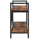 vidaXL Könyvespolc Füstölt tölgy 100 x 33,5 x 64 cm Faanyag