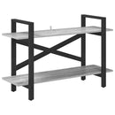 vidaXL Könyvespolc Szürke Sonoma 100 x 33,5 x 64 cm Faanyag