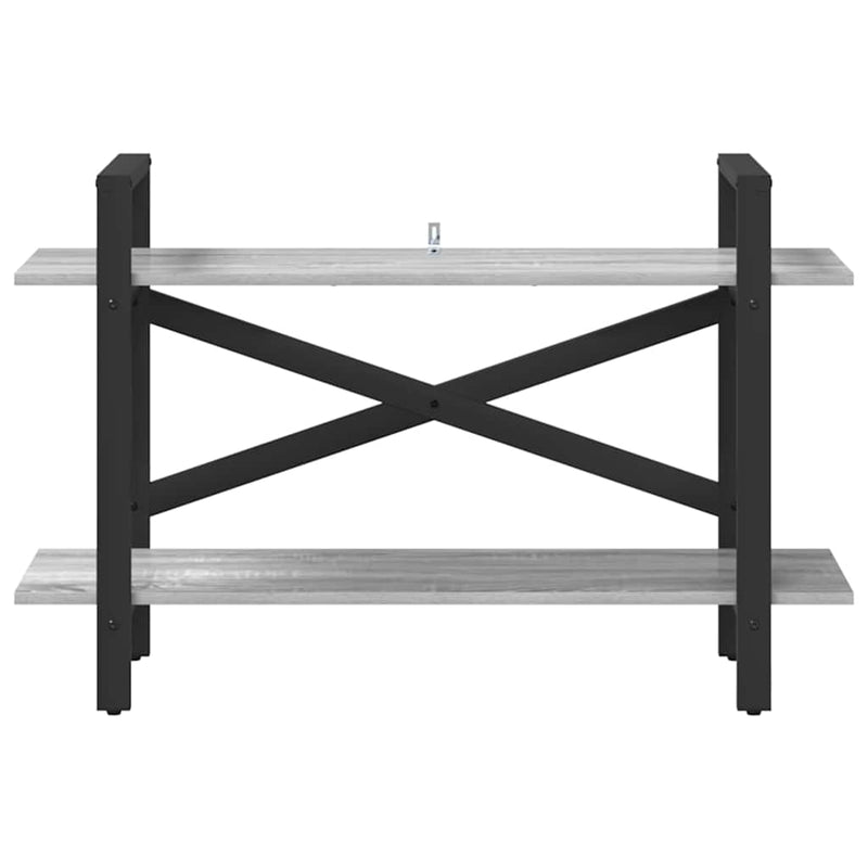 vidaXL Könyvespolc Szürke Sonoma 100 x 33,5 x 64 cm Faanyag