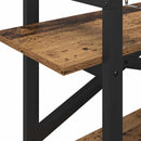 vidaXL Könyvespolc Öreg fa 100 x 33,5 x 64 cm Faanyag