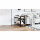 vidaXL Könyvespolc Öreg fa 100 x 33,5 x 64 cm Faanyag