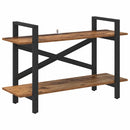 vidaXL Könyvespolc Öreg fa 100 x 33,5 x 64 cm Faanyag