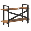 vidaXL Könyvespolc Öreg fa 100 x 33,5 x 64 cm Faanyag