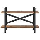 vidaXL Könyvespolc Öreg fa 100 x 33,5 x 64 cm Faanyag