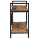 vidaXL Könyvespolc Öreg fa 100 x 33,5 x 64 cm Faanyag