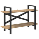 vidaXL Könyvespolc Artisan tölgy 100 x 33,5 x 64 cm Faanyag