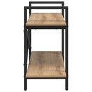 vidaXL Könyvespolc Artisan tölgy 100 x 33,5 x 64 cm Faanyag