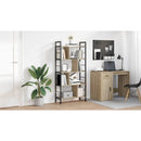 vidaXL Könyvespolc Sonoma tölgy 75 x 30 x 156 cm Faanyag