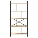 vidaXL Könyvespolc Sonoma tölgy 75 x 30 x 156 cm Faanyag