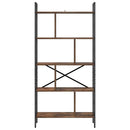 vidaXL Könyvespolc Füstölt tölgy 75 x 30 x 156 cm Faanyag