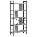 vidaXL Könyvespolc Szürke Sonoma 75 x 30 x 156 cm Faanyag