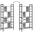 vidaXL Könyvespolc Szürke Sonoma 75 x 30 x 156 cm Faanyag