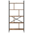 vidaXL Könyvespolc Öreg fa 75 x 30 x 156 cm Faanyag