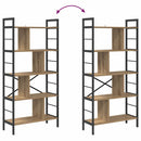 vidaXL Könyvespolc Artisan tölgy 75 x 30 x 156 cm Faanyag